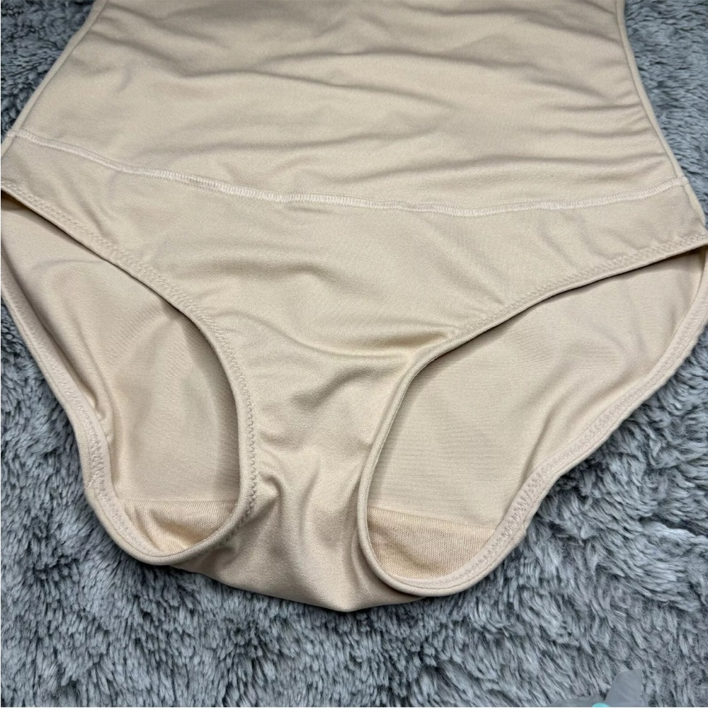 Maidenform Women's Firm Control High Waist Shaping Brief Shaper Beige